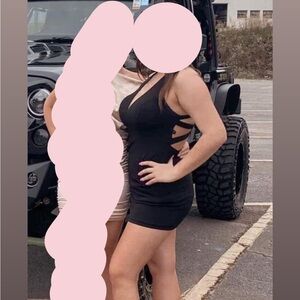 Alyce Paris Black Mini Dress